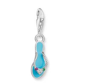 Thomas Sabo 1: Turquoise Flip Flop - CZ