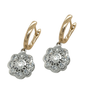 Whats New: 9ct Lab Grown Diamond Daisy Earrings – 1.41ct