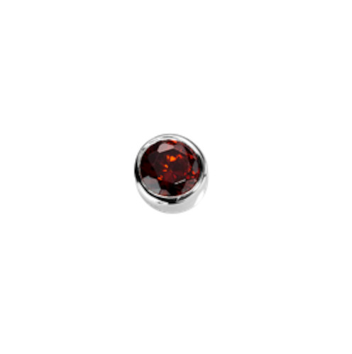 Stow Lockets: Garnet CZ (Happiness) - Stow Charm