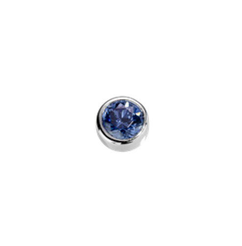 Stow Lockets: Sapphire CZ (Wisdom) - Stow Charm