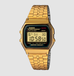 Casio: Casio Classical Digital Yellow Gold Watch
