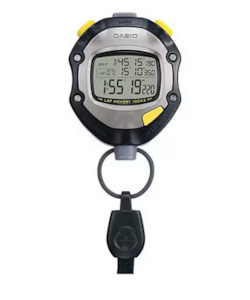 Casio: Casio Stop Watch - Time Keeping - Grey Dial