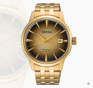 Seiko: Presage Men's Cocktail Inspired Half Half Automatic Watch