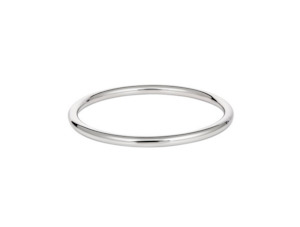 4mm Hollow Golf Bangle - SS - 55mm