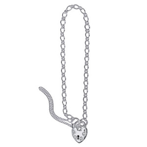 Child’s Padlock Bracelet – 16.5cm - SS