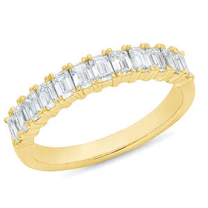 Cambridge Bridal: The Raquel - Radiant Cut Diamond Band Ring