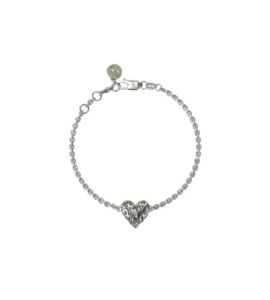 Stolen Girlfriends Club: Death Metal Heart Bracelet - SS