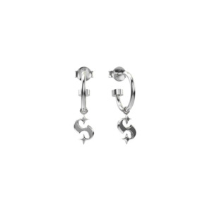 Veiled Hearts Earrings - SS