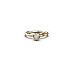 Stolen Girlfriends Club: The Dahlia’s Heart Ring - Opal - SSGP - Size Q