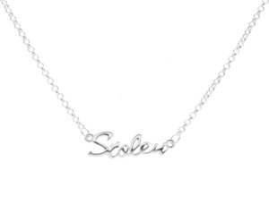 Stolen Script Necklace - SS