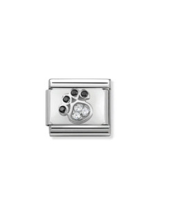 Nomination: Paw Print symbol with Cubic Zirconia