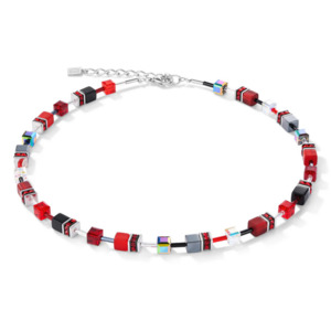 Coeur De Lion 1: Red and Black Necklace