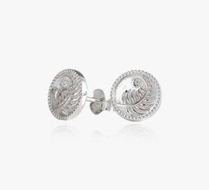 Fern Coin Studs (Strength)