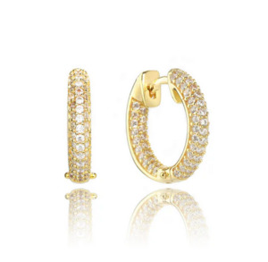 Georgini: Goddess Pave Hoops - CZ - GP