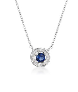 Georgini: Milestone Sapphire Nano Pendant - SS