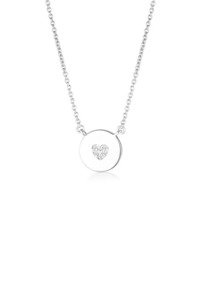 Georgini: Rock Star Heart Disc Pendant - SSRP