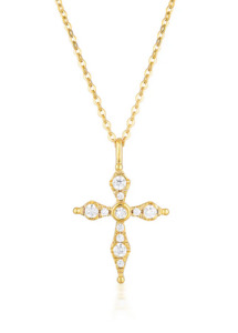 Georgini: BLESS mini gold cross - SSGP