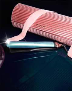 GHD Platnium Plus - Jade with Pink Case