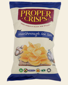 Products: Proper Crisps - Marlborough Sea Salt - Cameron Harrison