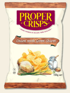 Products: Proper Crisps - Onion & Green Chives - Cameron Harrison
