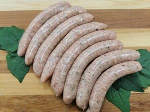 Products: Free Range Chicken, Lemon & Sage Sausages (8 pack) - Cameron Harrison
