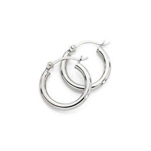 New Collection: Sterling Silver 2mm Small 'Tube' Hoop Earrings
