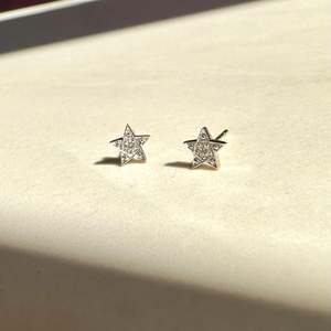 9ct Yellow Gold 'Cosmo Star' Diamond Stud Earrings