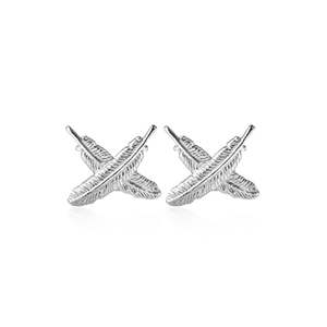 New Collection: Boh Runga - Sterling Silver Feather Kisses Earrings