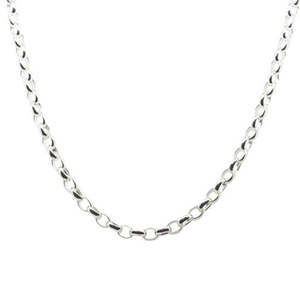 Sterling Silver 'BO2' Oval Belcher Chain