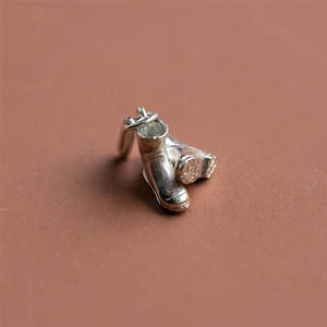 CHARM OF FARMING - STERLING SILVER GUMBOOTS CHARM