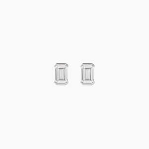 BIANC - Sterling Silver Cubic Zirconia 'Galaxy' Stud Earrings