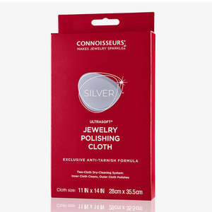 Connoisseurs - Silver Jewellery Polishing Cloth