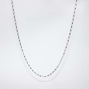Pendants And Necklaces: Sterling Silver 'BOD1' Belcher Diamond Cut Chain