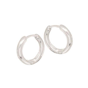 New Collection: Sterling Silver 3mm Small Tube 'Huggie' Hoop Earrings