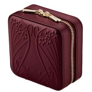 New Collection: WOLF - Liberty Burgundy Small Travel Zip Case