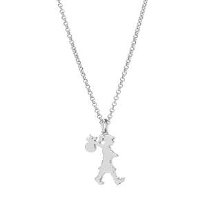 Pendants And Necklaces: Karen Walker - Sterling Small Runaway Girl Necklace