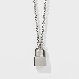 Meadowlark - Sterling Silver Medium Locked Necklace