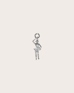 Sterling Silver Dancing Ballerina Charm