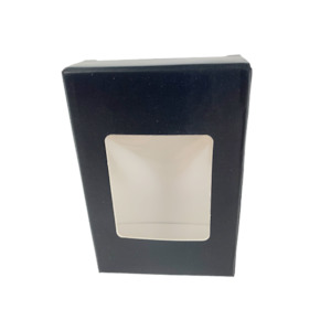 Polycarb Tea Light Box 6 Pack Matte Black - Candle Creations