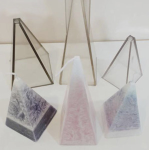 Pyramid Candle Pillar Mold - Candle Creations