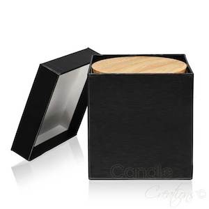 Veluto Gift Box Large Black - Candle Creations
