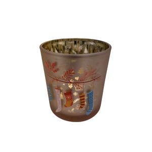 Products: Christmas Stocking Glass Candle Jar - Candle Creations