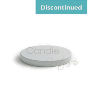 Products: 74mm Nickle Lid Matte White - Candle Creations