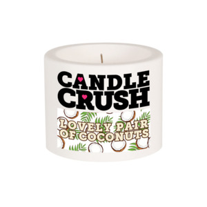 Lovely Pair of Coconuts "Mini Me" Candle
