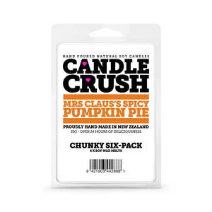 wax melts: Mrs Claus's Spicy Pumpkin Pie Chunky Six Pack