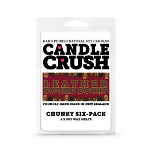 wax melts: Leather Bound Books Chunky Six-Pack