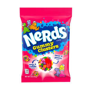 Novelty Lollies: Nerd Gummy Clusters 141g