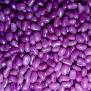 Rainbow Confectionery: Purple Jelly Beans