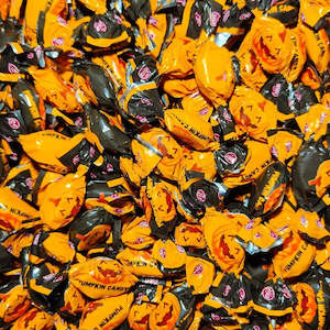 Halloween Lollies: Pumpkin Hard Candy