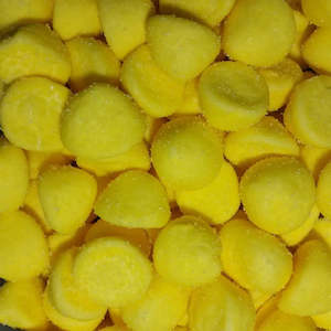 Marshmallow Lollies: Yellow Paint Balls